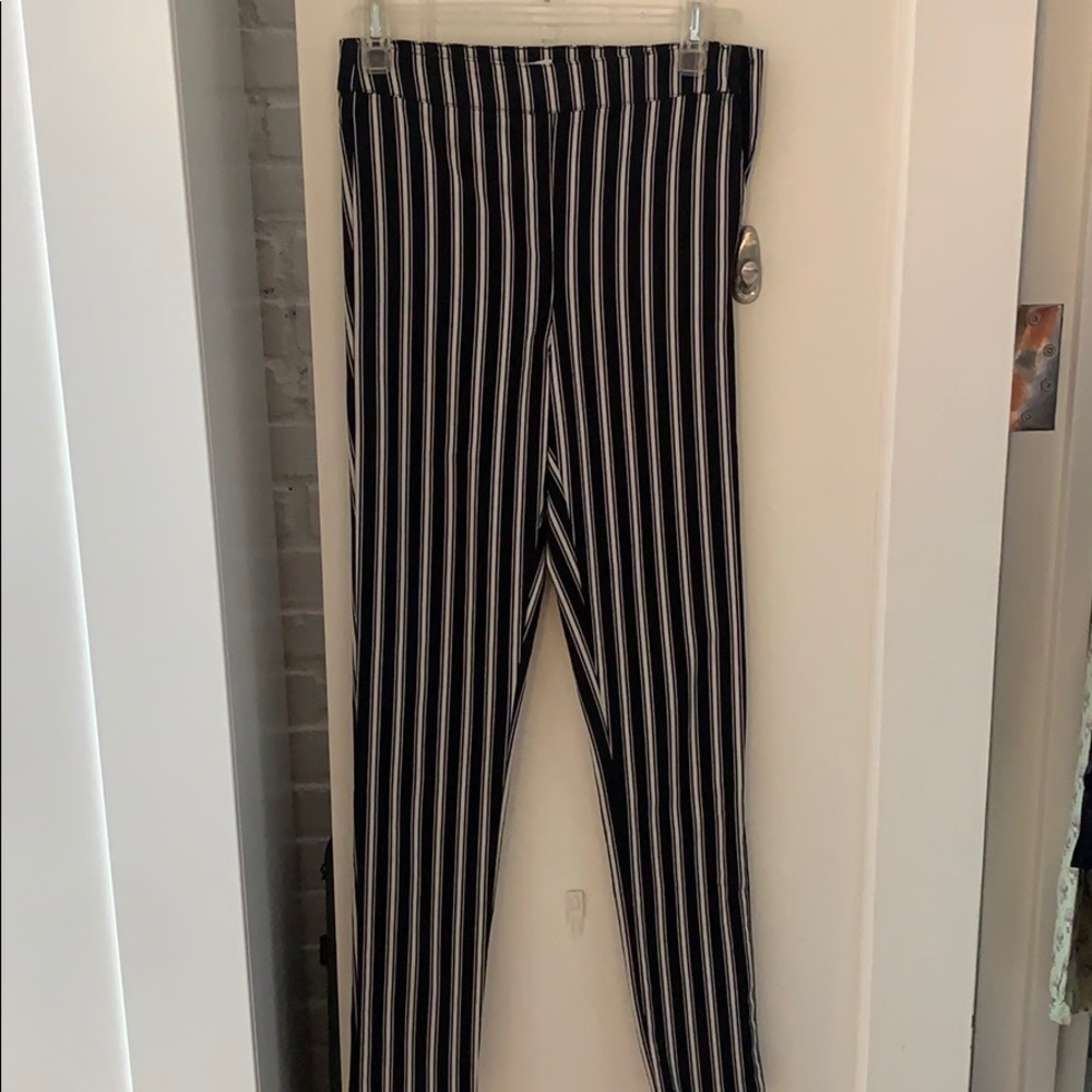 Striped H&M pants